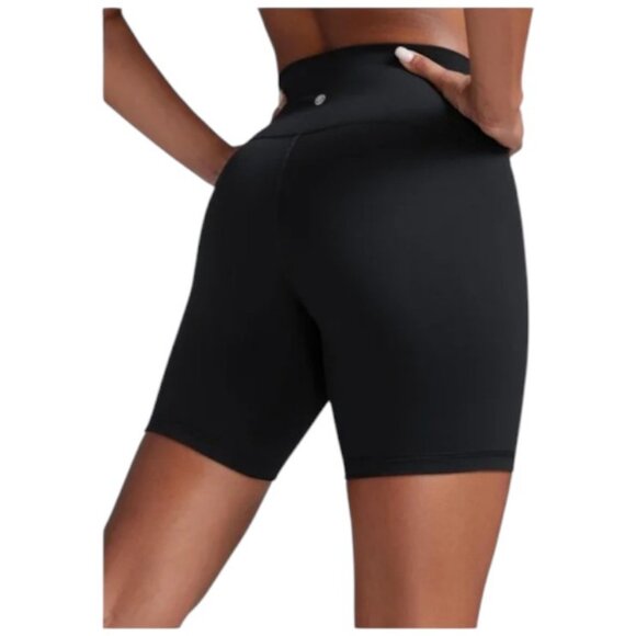 CRZ Yoga black 6 inches - high waist biker shorts size 10 NWT - Picture 4 of 8